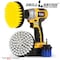 Drill Brush Power Scrubber By Useful Products 5 in W 5 in L Brush, Variety W5S-Y5S-B2L-QC-DB - alternate 4